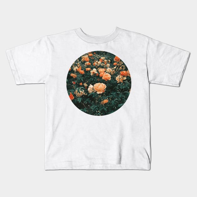 Forest of Roses Kids T-Shirt by Cassia